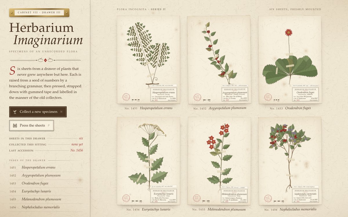 Preview of Herbarium Imaginarium