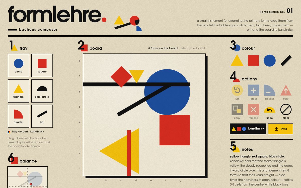 Preview of Formlehre — Bauhaus Composer
