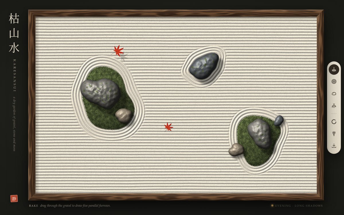Preview of Karesansui — A Zen Sand Garden
