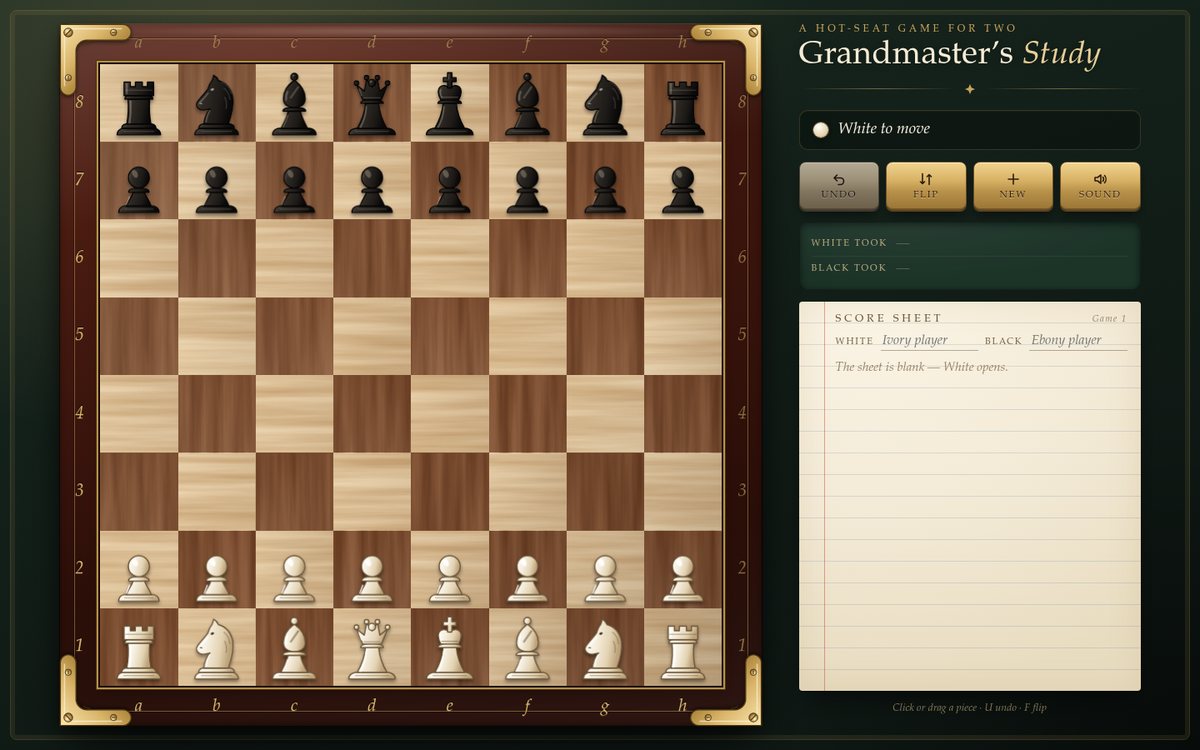 Preview of Grandmaster's Study